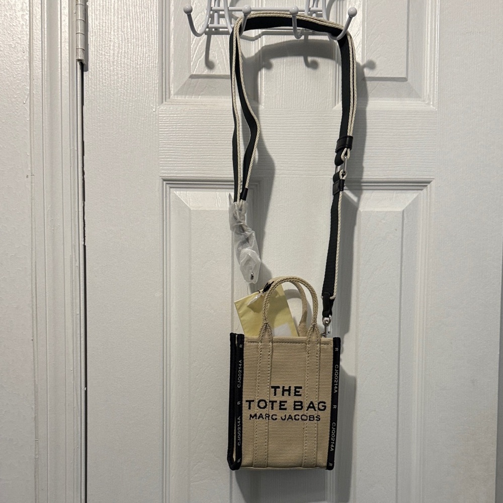 Marc Jacobs Tan and Black Messenger Bag